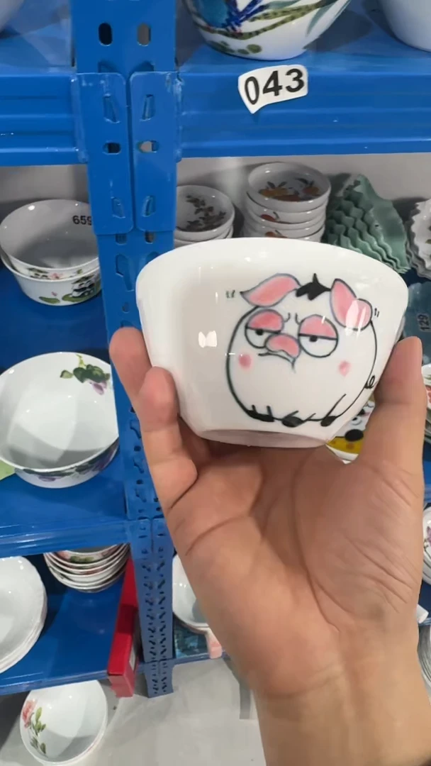 其他景德镇高温瓷（玉泥蜻蜓小碗）