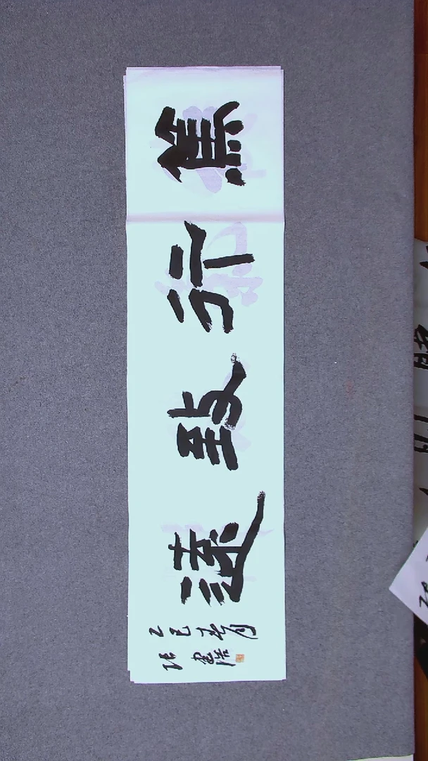 书法张建浩 河南南阳 138*34四平尺