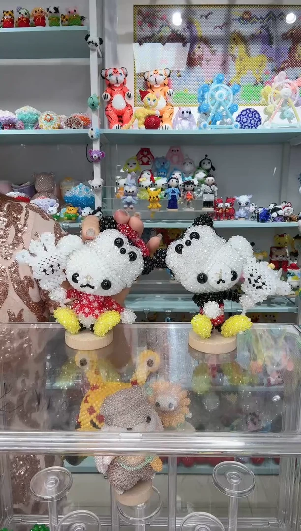 04031卡4水晶巴掌款米奇米妮材料包1对