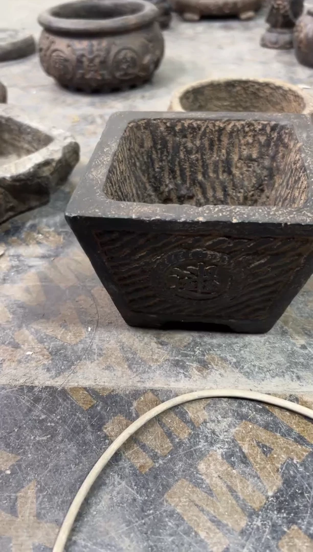 陶土【火山泥】日进斗金盆