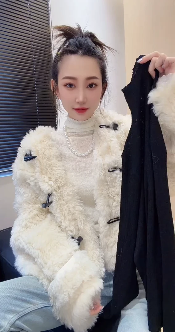 韩系木耳边高领针织打底衫秋冬小众设计修身保暖显瘦毛衣内搭