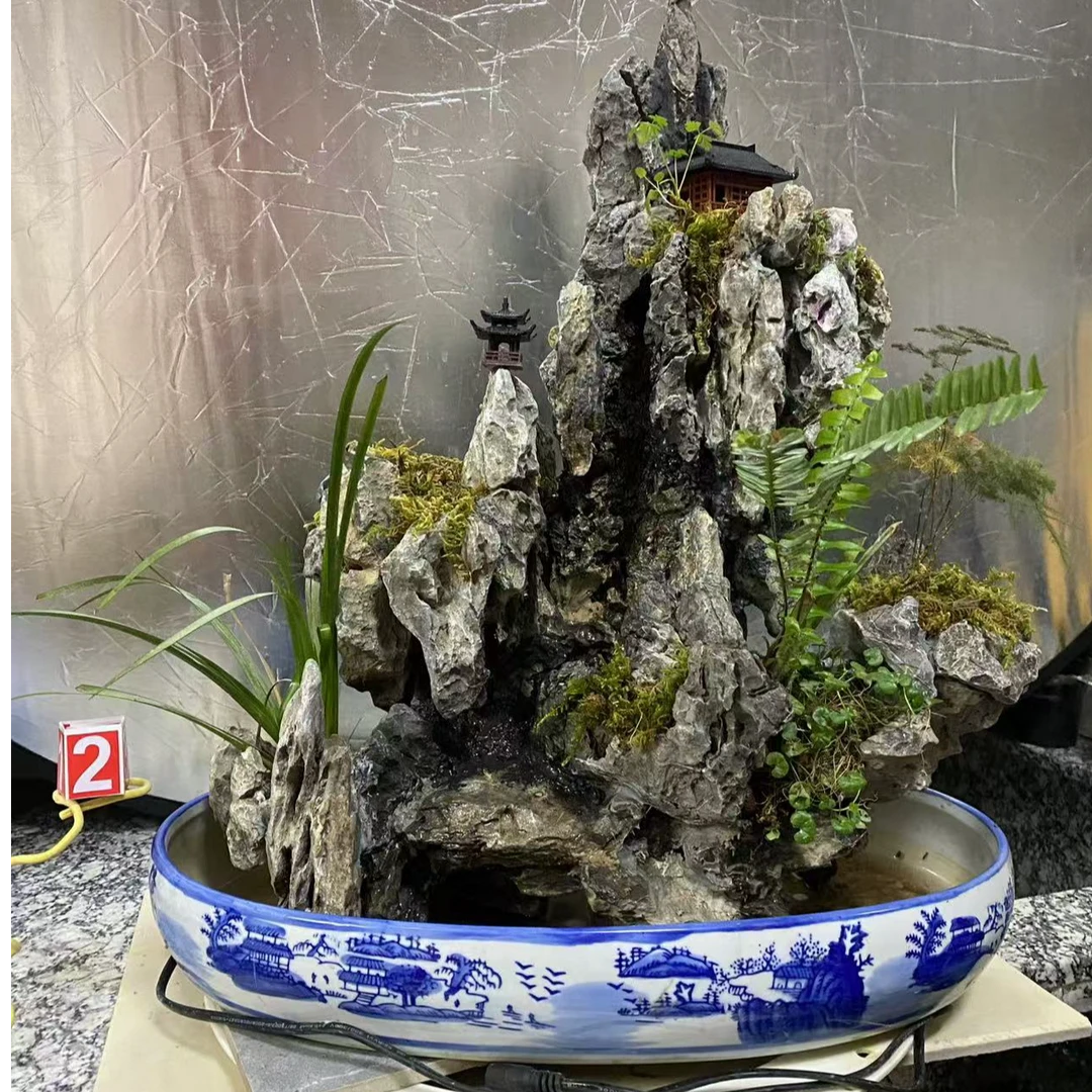 2号纯天然青龙石摆件造景