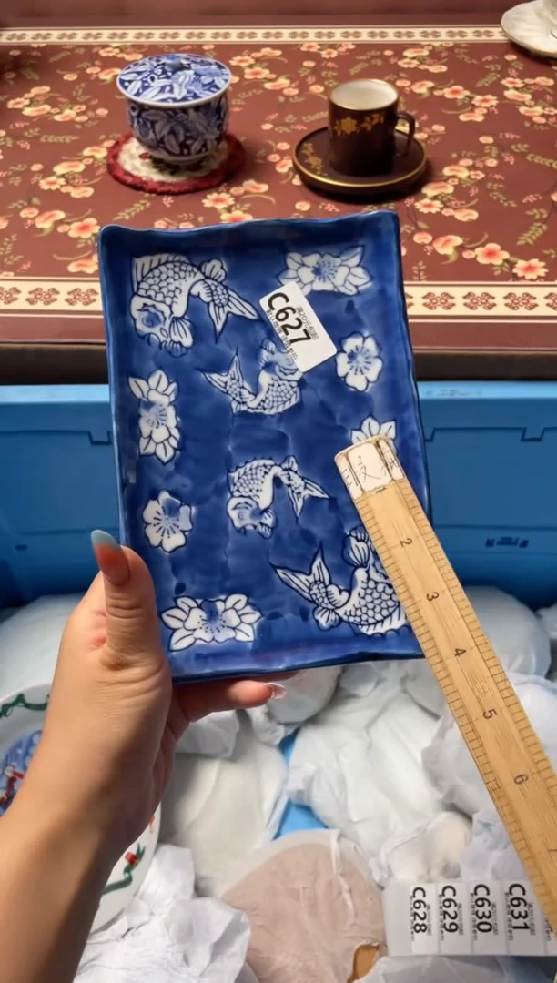 瓷片月***亮瓷器瓷器C627