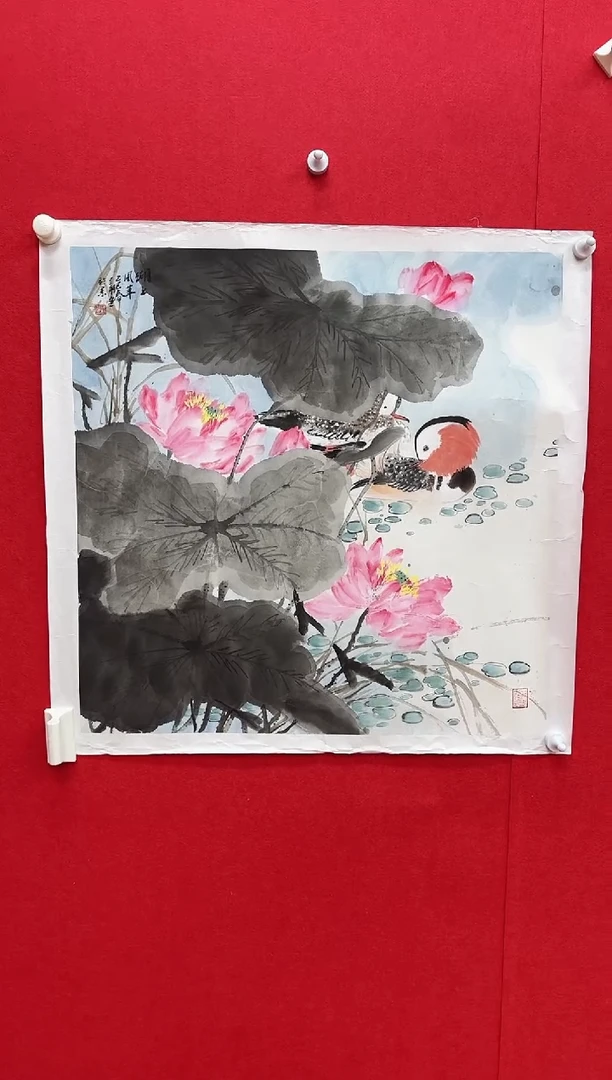 国画y天津人美-徐兰舸写意花鸟4平尺
