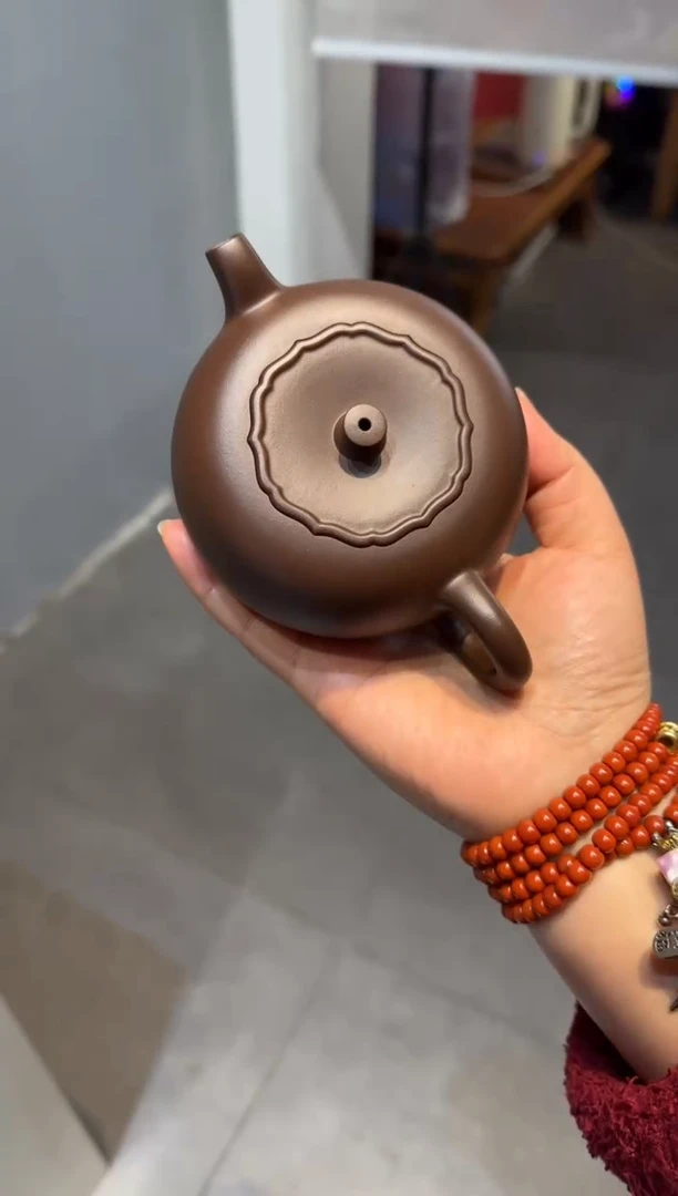 茶壶紫砂米*柿柿如意