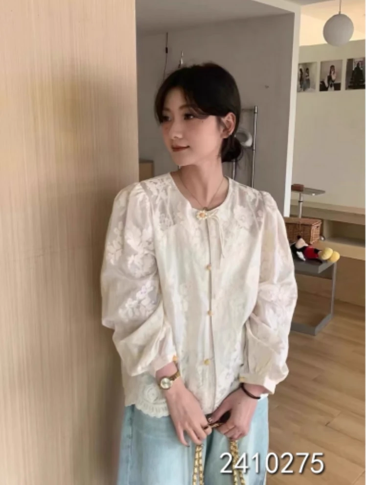 小妳XiaoNi———（春秋款国风衬衫上衣2410275）