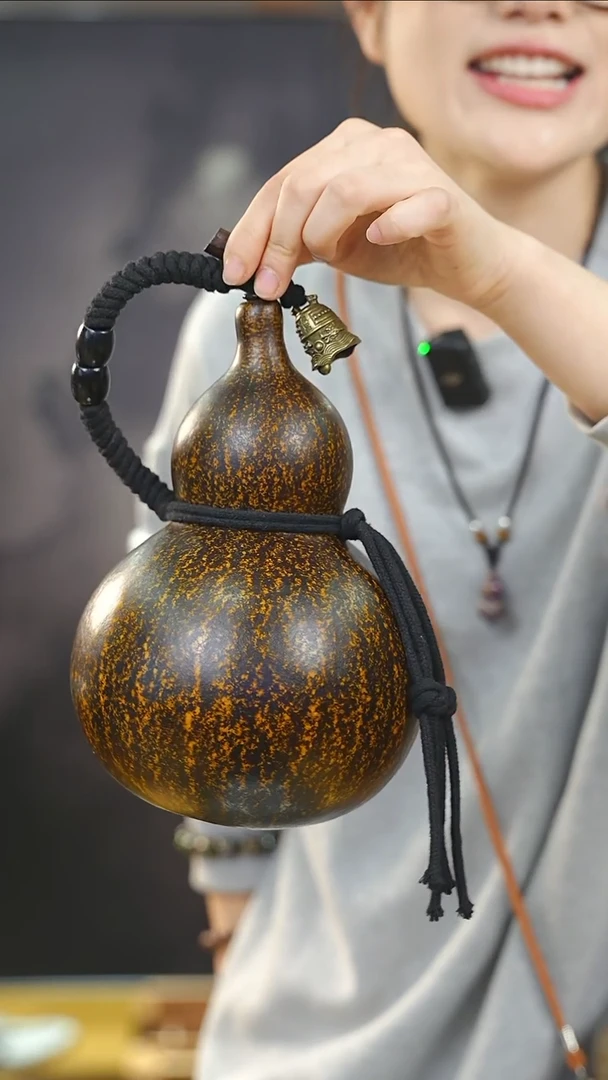 【闪购商品】XN115大漆酒葫芦不包手串及旋转底座