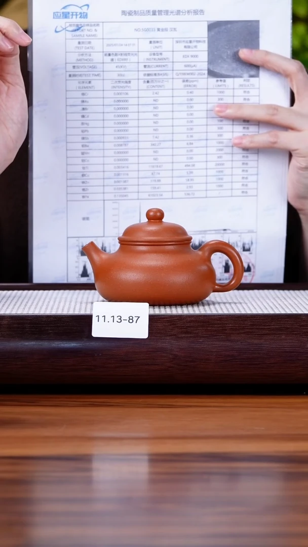 茶壶紫砂11.13-87  95全 小红泥 容天200