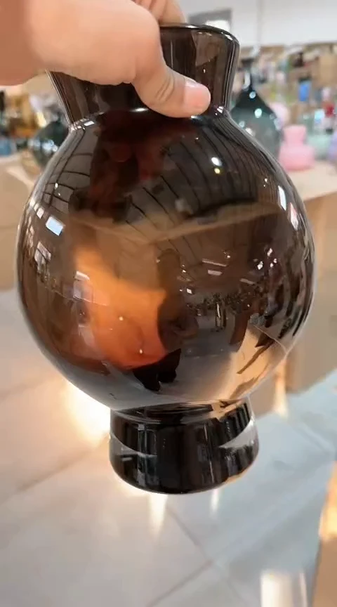 【闪购商品】玻璃咖色大肚