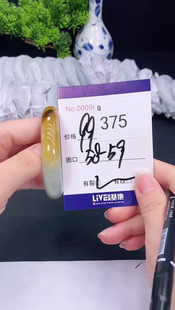 未镶嵌手镯翡翠375