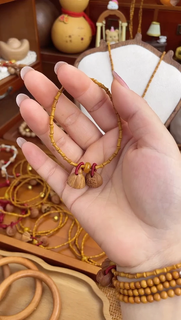 手串/手链核桃竹节手串一物一拍好运连连