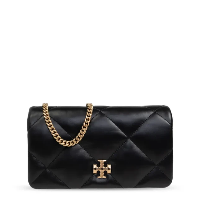 TORY BURCH/汤丽柏琦 Kira 菱形绗缝磁扣开合链条单肩钱包 158624