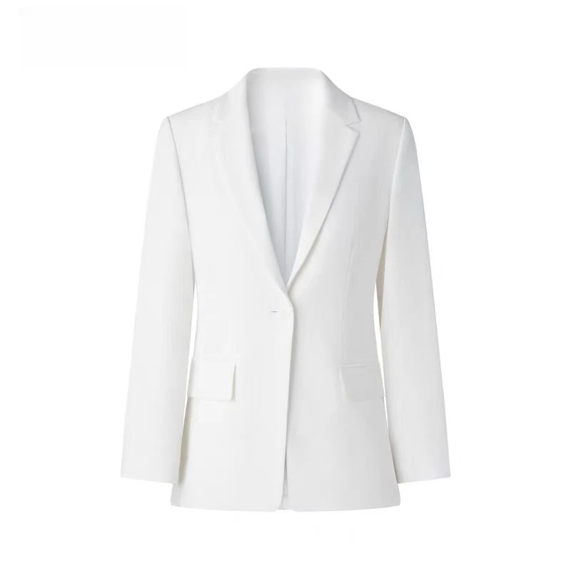 【宝】春季白色时尚通勤西装外套-BZ017