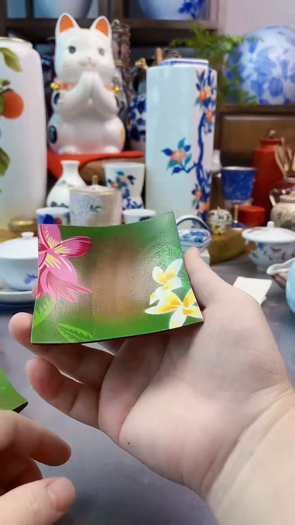 瓷片日产实木盘一一