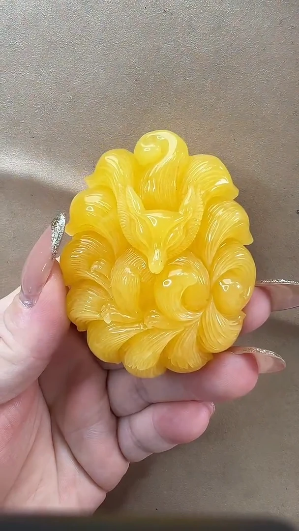 琥珀颈饰未镶嵌吊坠