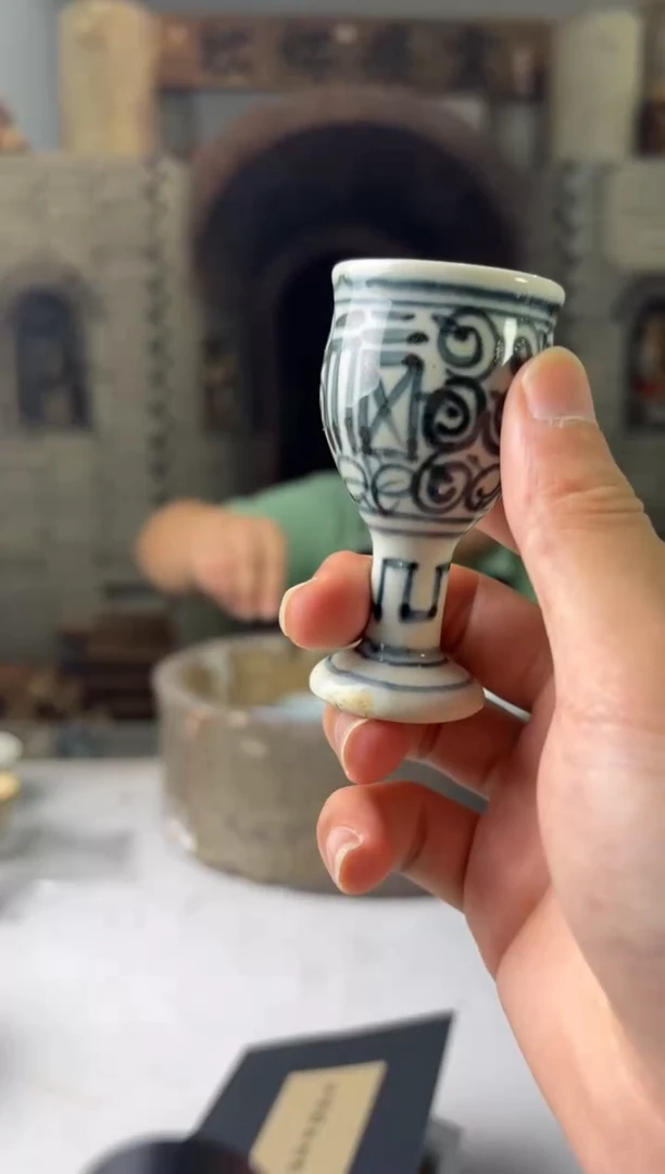 杯子景德镇陶瓷手工手绘001