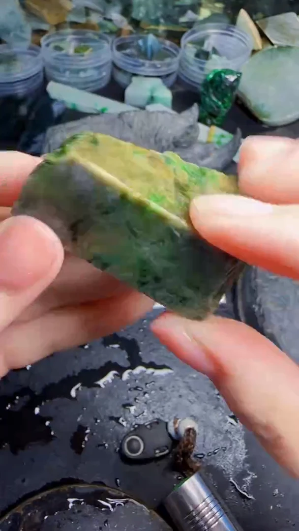 未镶嵌挂件翡翠天然翡翠009