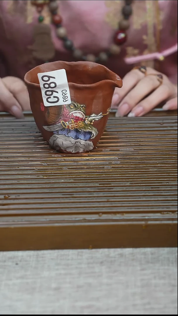 纯手工粗陶茶具每一只不一样