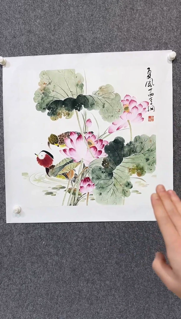 【闪购商品】国画李纲-国画-2.7平尺-01