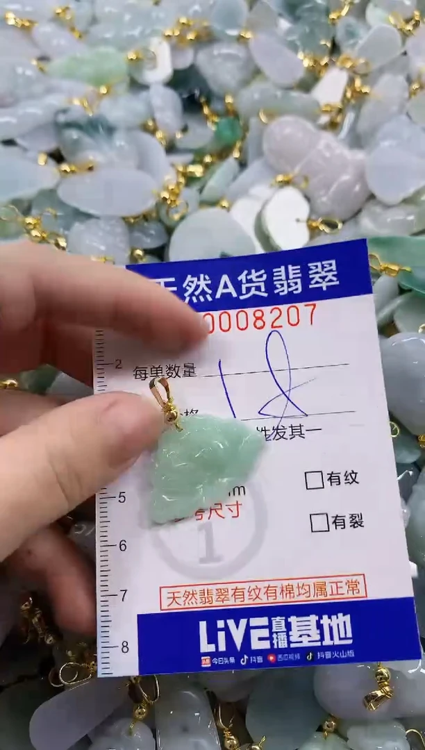 颈饰未镶嵌翡翠天然A货翡翠