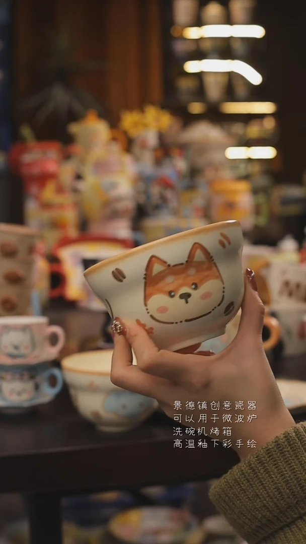 景德镇釉下彩绘设计师款式陶瓷