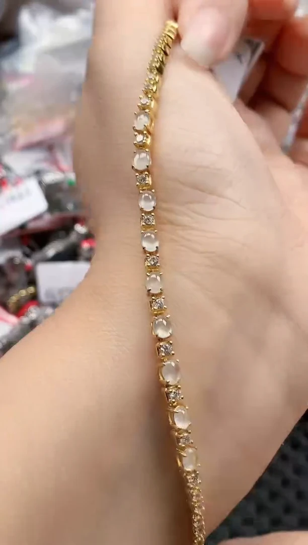 银S925镶嵌戒指翡翠天然A货缅甸翡翠