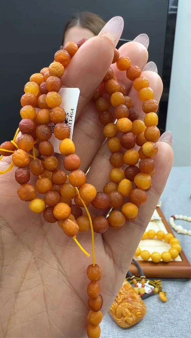 【闪购商品】琥珀颈饰未镶嵌687秒拍号
