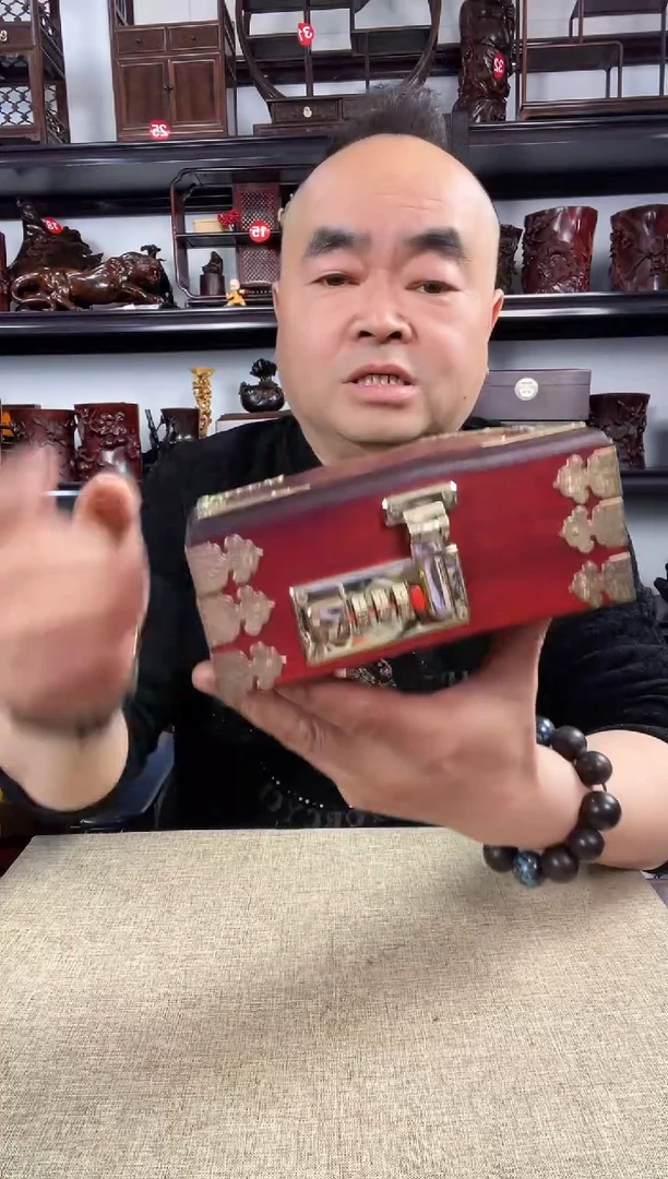 木长方盒老李红木工艺品
