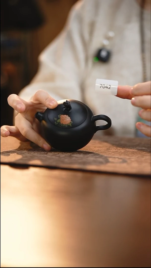 雲梦茶器紫陶茶壶7042