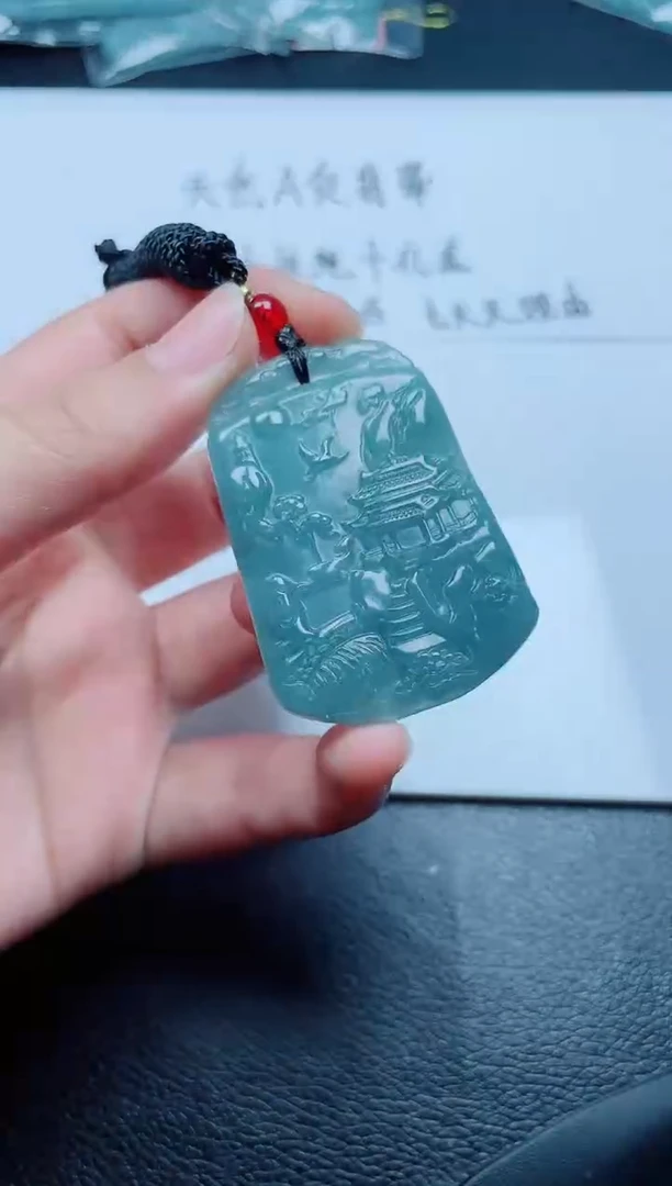 颈饰未镶嵌翡翠多样性发货随机发货-山水