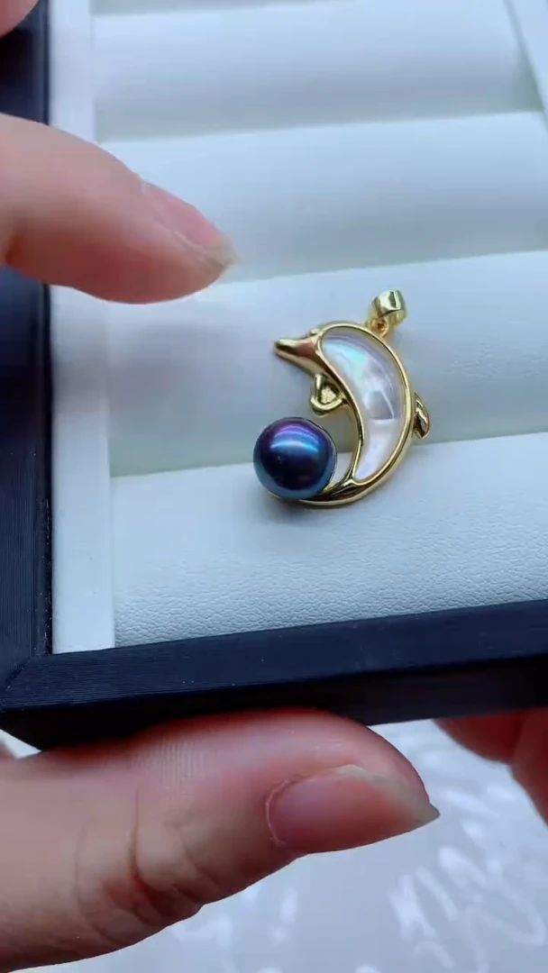 淡水珍珠未镶嵌吊坠(不含链)淡水珍珠吊坠