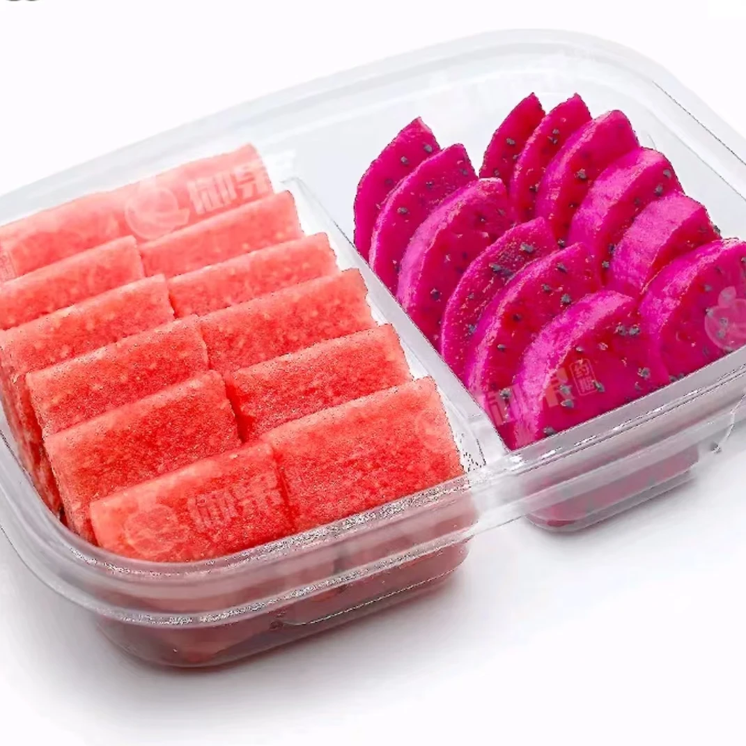 果切剥肉荔枝+火龙果+西瓜（三拼）