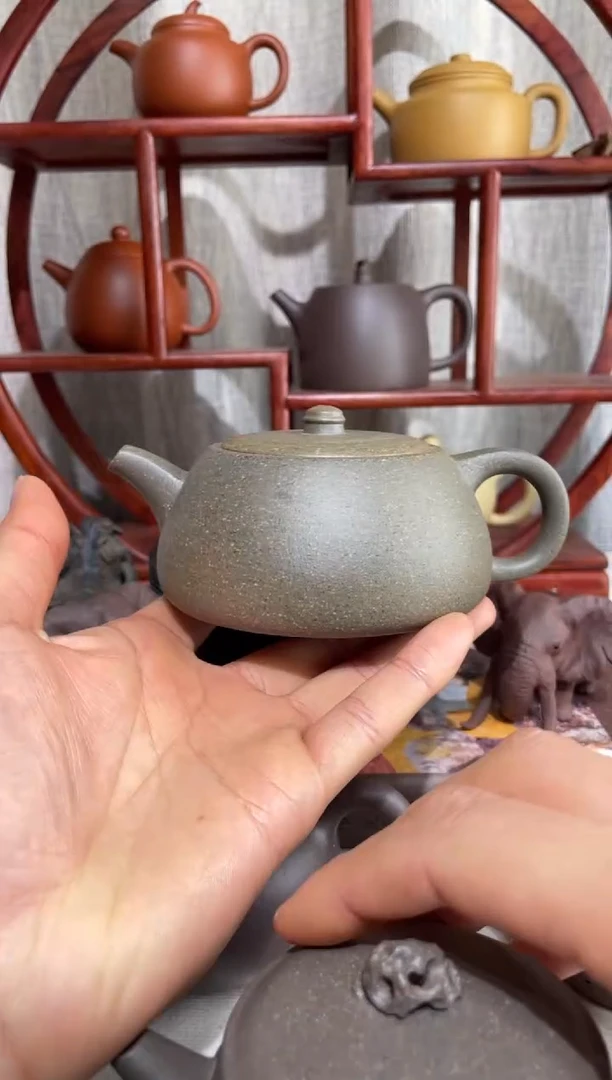 【闪购商品】紫砂茶壶封釉井栏
