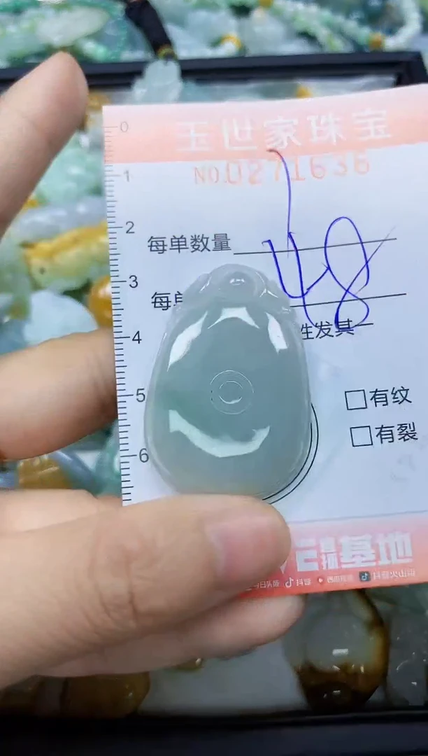翡翠未镶嵌颈饰闪购0271636