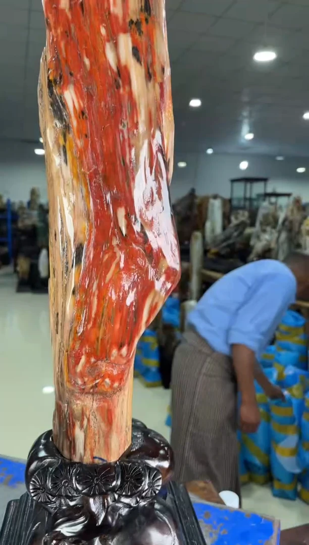 【闪购商品】硅化玉摆件未镶嵌39