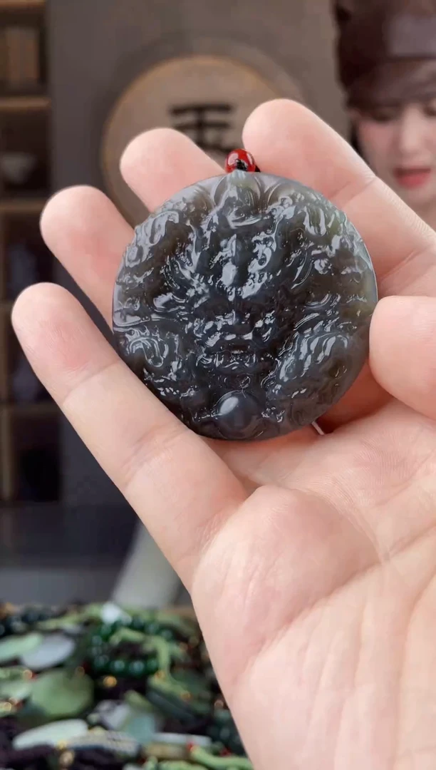 颈饰未镶嵌和田玉拍一发一，多样性发货