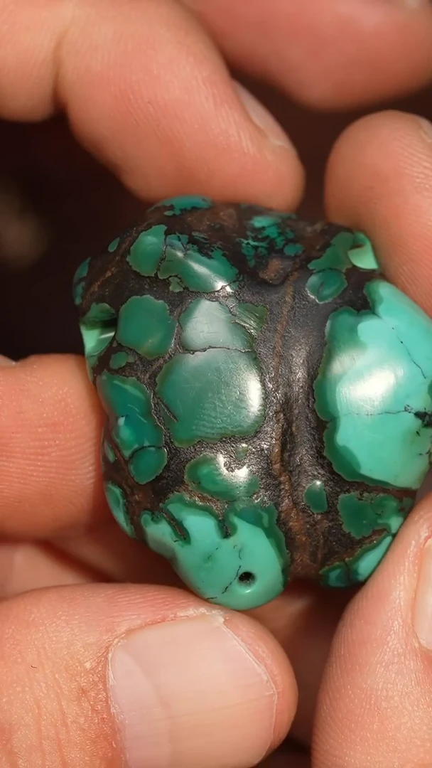 未镶嵌绿松石颈饰冲赛康胡子哥，DIY一195