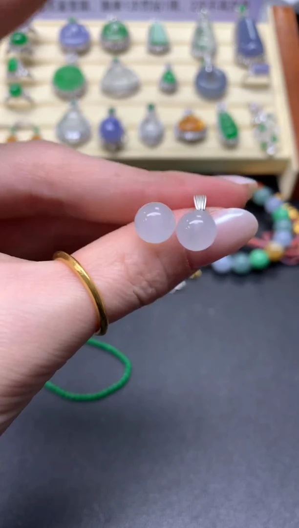 【闪购商品】翡翠耳饰18K金镶嵌耳饰|2700+270