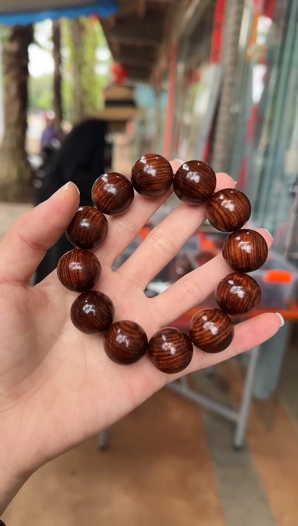 手串/手链黄花梨/降香黄檀2.0紫油梨顺纹土埋老料