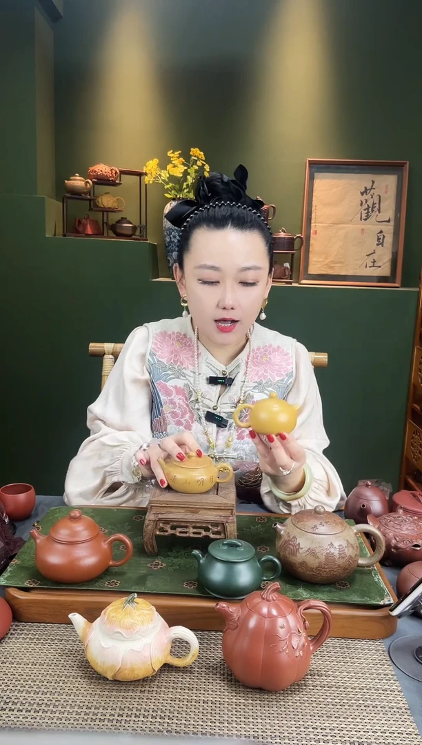 【闪购商品】紫砂茶壶徐霞黄金朱泥小品卡盖西施