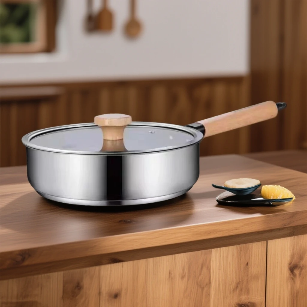 24CM品牌不锈钢煎锅