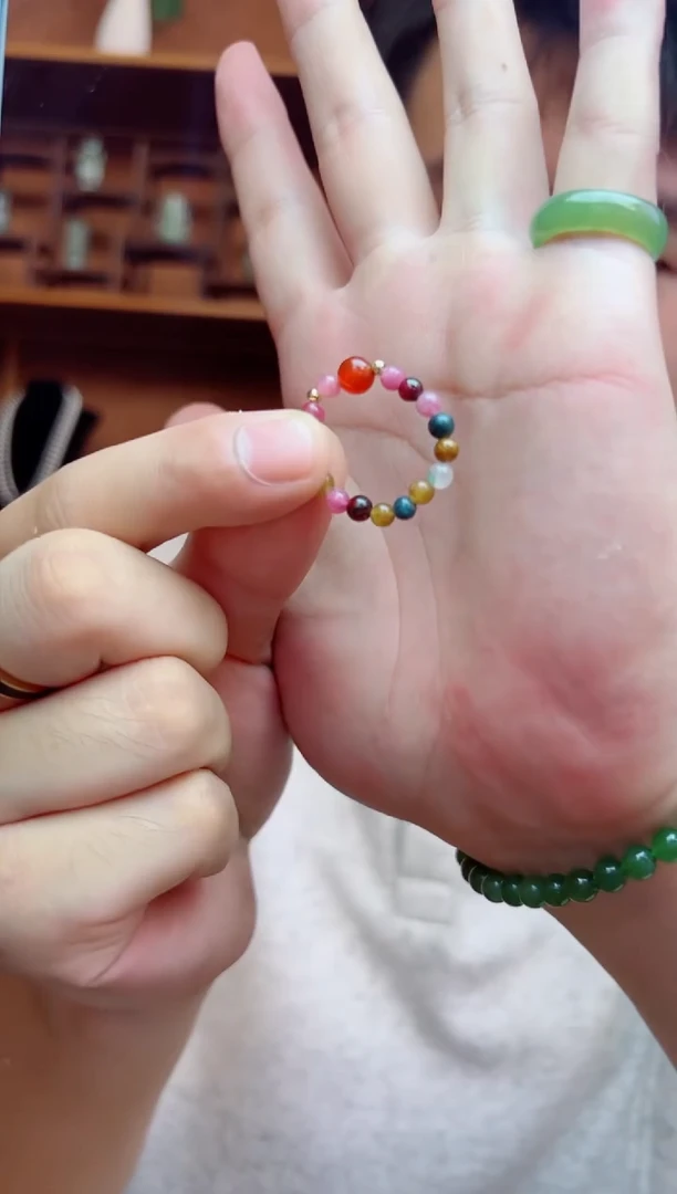 南红玛瑙未镶嵌戒指多宝