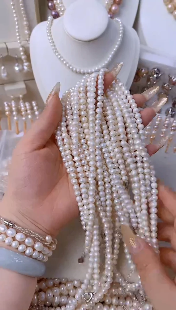 【闪购商品】淡水珍珠耳饰未镶嵌005