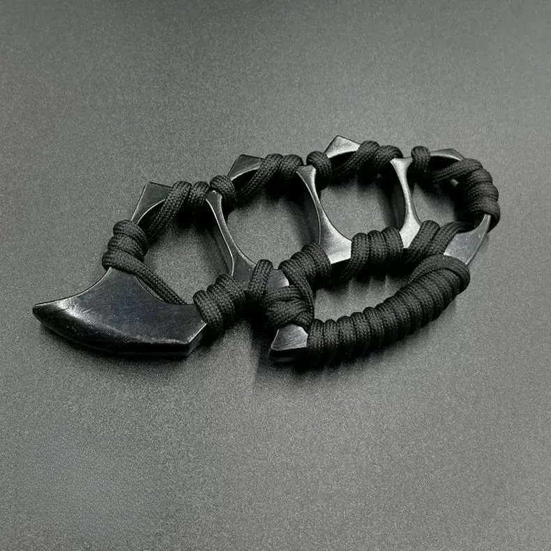 防身指虎铁拳环车载武器四指手扣钛金属拳套金属防卫户外野营工具