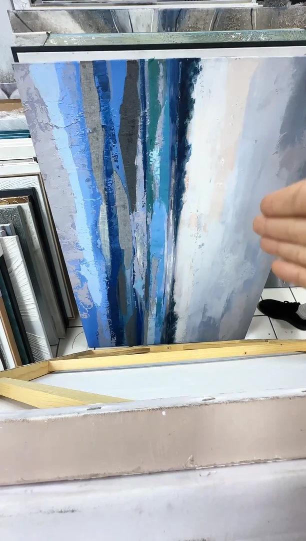 168现代艺术装饰画油画90cm*120cm