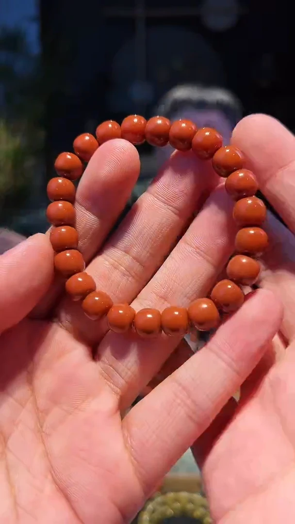 【闪购商品】南红玛瑙手串未镶嵌9+朱红老型