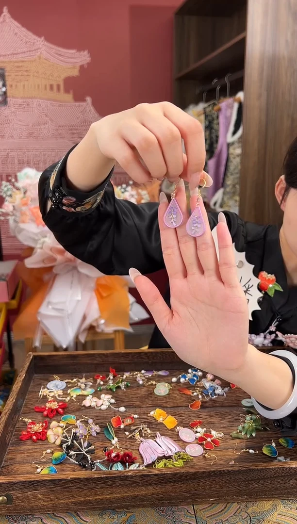 【闪购商品】刺绣苏绣世家非遗手工（耳环）