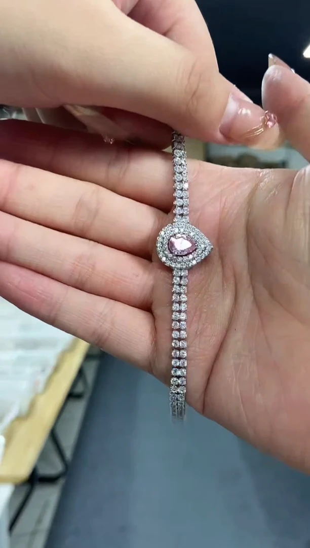 【闪购商品】托帕石手链未镶嵌多样性发其一颜色微差