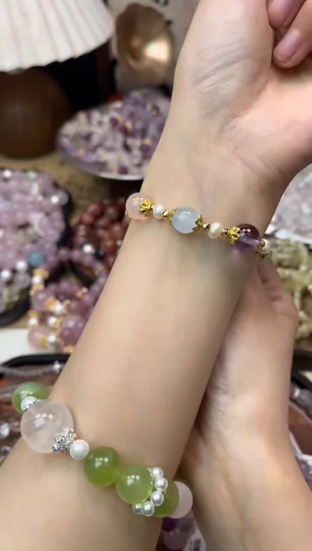 【闪购商品】水晶手链未镶嵌1514多宝