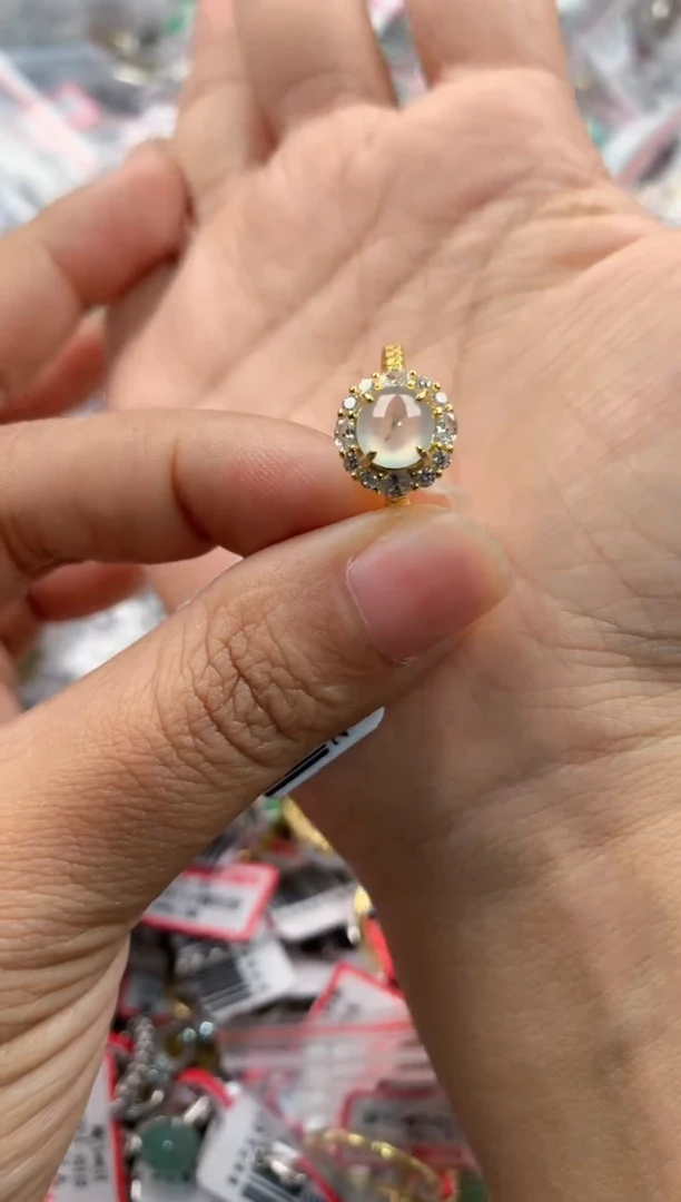 银S925镶嵌戒指翡翠?****࿐222              7